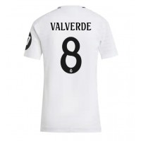 Real Madrid Federico Valverde #8 Hjemmebanetrøje Dame 2024-25 Kortærmet